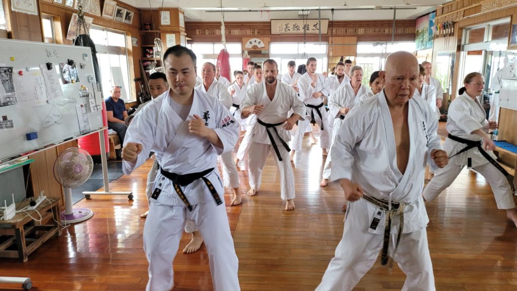 Training Shorin Ryu under Yoshimasa Kakazu Sensei