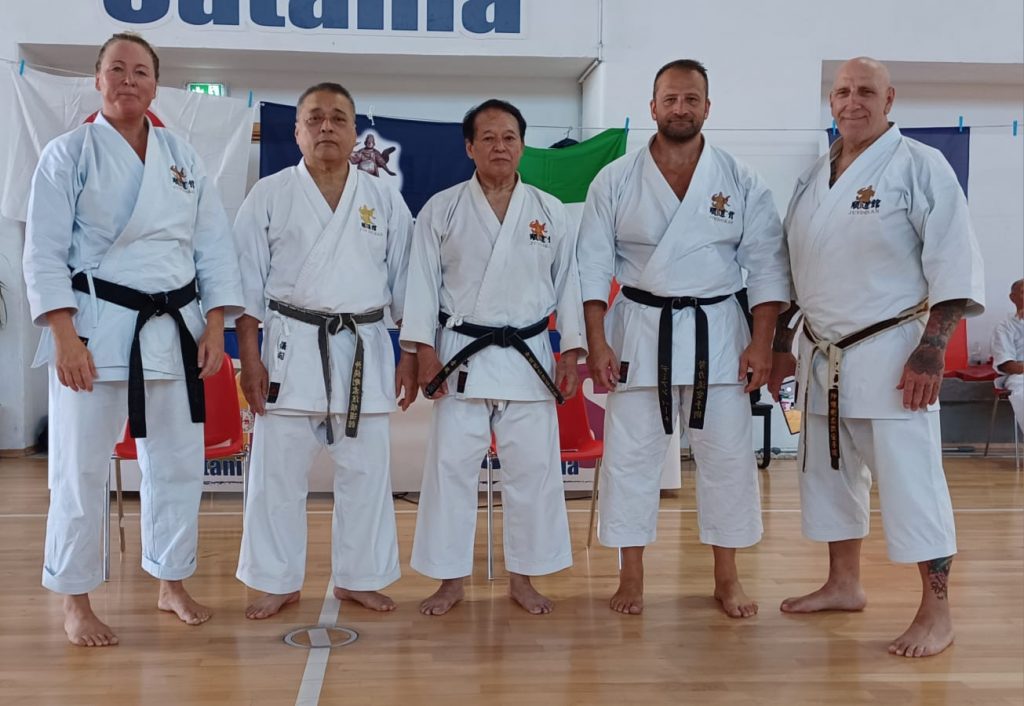 Doryoku Ryu Instructors Training with Jundokan Instructors